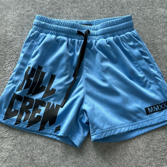 Blue kill crew shorts - Picture 1 of 3